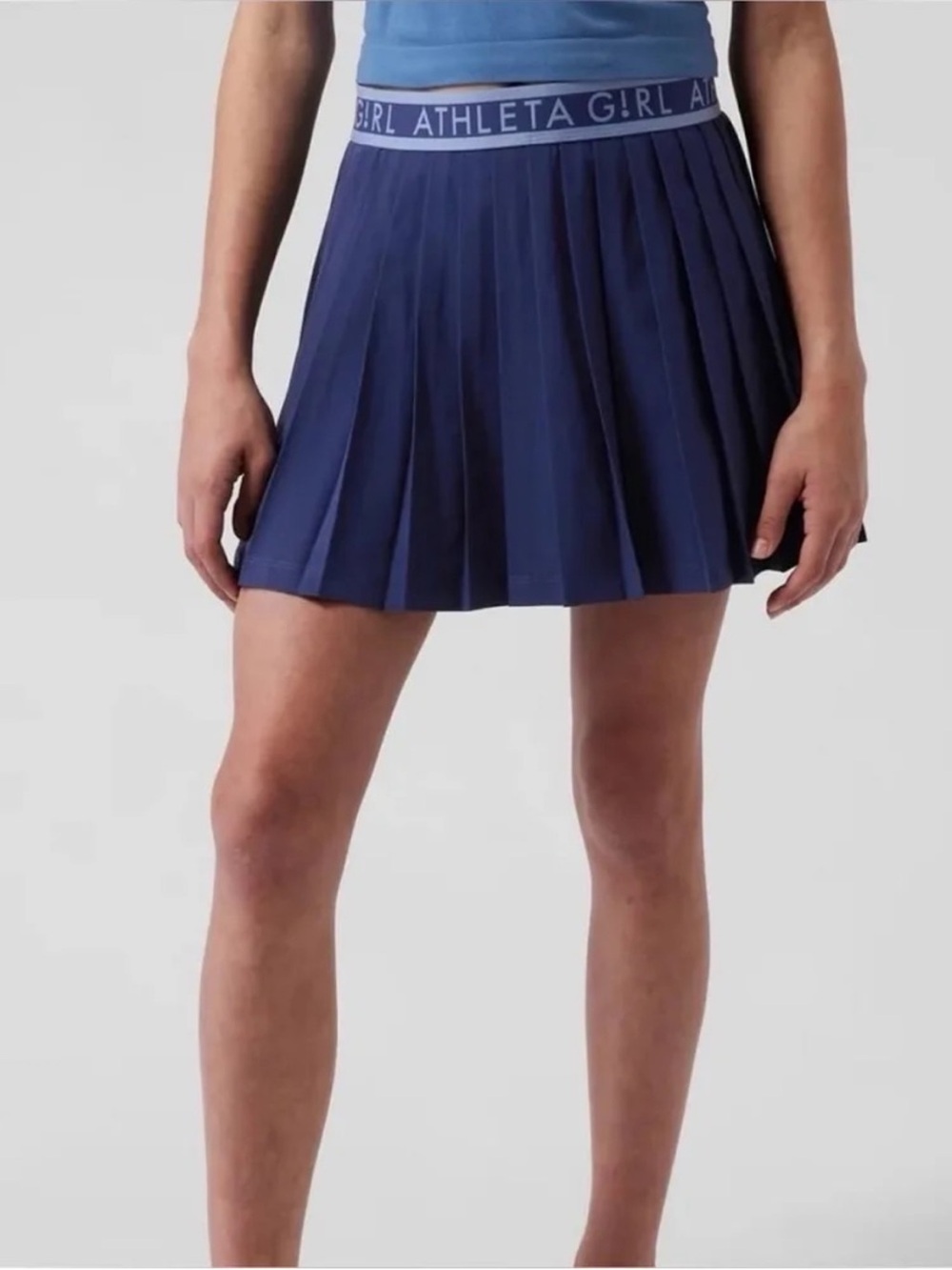 Athleta Girl's Pleat Perfect Skort Navy (Size 8-10)